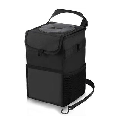 Poubelle de voiture pliable portable étanche, poubelle multifonctionnelle, conteneur de stockage intérieur