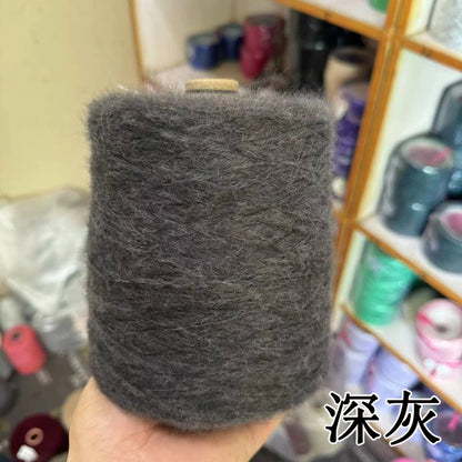 1 régiment de 500 grammes de laine Mohair ultra douce près du corps sans collant, foulards tricotés à la main, fil de pull