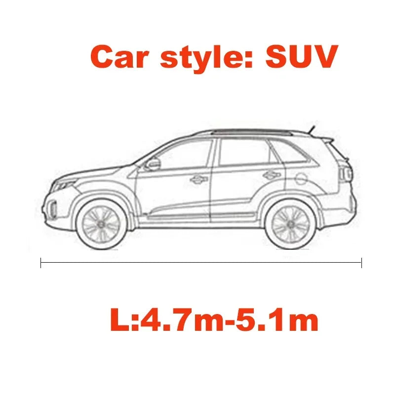 Pour voiture de sport berline SUV beauté style universel extensible couverture de voiture résistant au soleil coupe-vent anti-poussière résistant aux rayures Protection UV