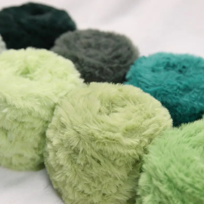 Fil de fourrure Super doux, 1 œuf de 100 grammes, fil de fausse fourrure épais et moelleux pour cils, accessoires et couvertures pour écharpe tricotée au Crochet