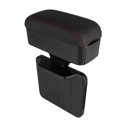 Boîte d'accoudoir de voiture avec porte-gobelet caché, organisateur de Console centrale de voiture multifonctionnel pour la plupart des modèles de voiture, sans perçage