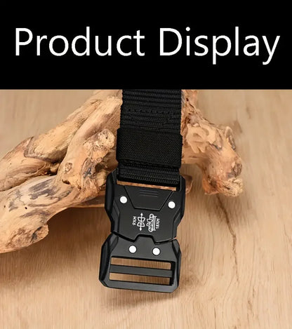 Ceinture DulWaist pour hommes et femmes, structure automatique durable, parfaite pour les aventures en plein air, accessoires unisexes, 2 pièces