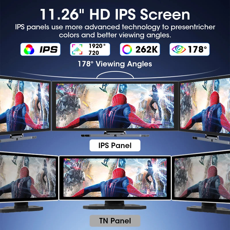 Develuck nouveau 11.26 pouces 4K DVR sans fil CarPlay et Android Auto Portable Dash Cam écran de voiture enregistreur vidéo 5G WIFI Navigation