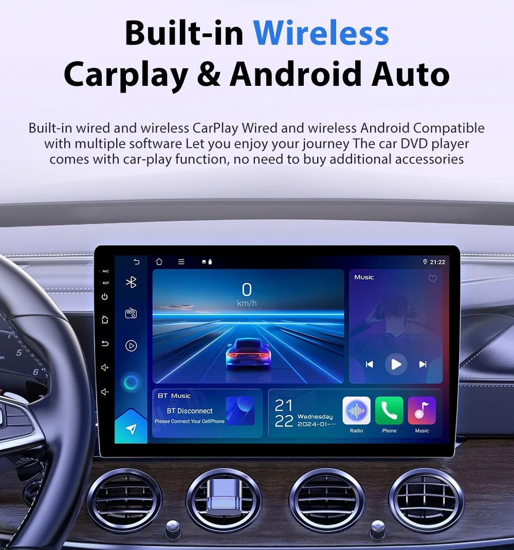 Autoradio Android 16 pour Ford Transit personnalisé Transit V363 350 lecteur multimédia Carplay Navigation GPS 4G Wifi vidéo stéréo 2din