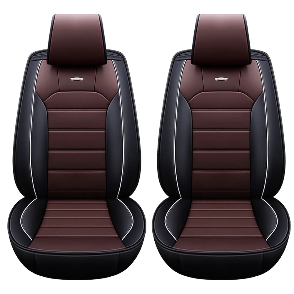 Housses de siège de voiture complètes, ensemble avant, banquette arrière séparée, pour voiture universelle, tissu, SUV, berline, fourgon, housses intérieures automobiles