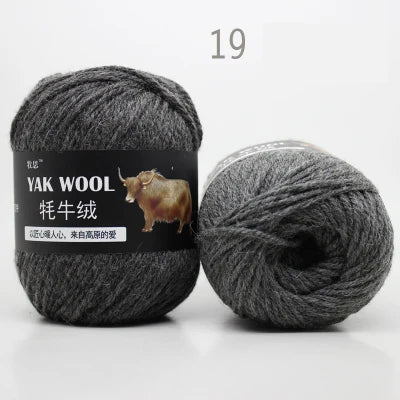 Fil épais de laine de cachemire Yak pour tricoter, écharpe de pull au Crochet, fil de laine mélangée mérinos tricoté de haute qualité