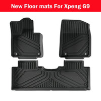 Tapis de sol 3D TPE pour Xpeng G9, tapis de coffre, doublure de cargaison, imperméable, inodore, toutes saisons, polymères, LHD, 2022-2024