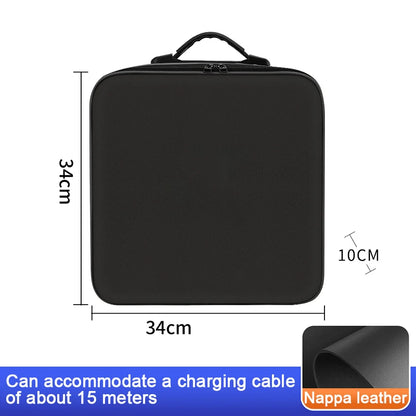 Boîte de rangement pour câble de recharge de voiture électrique, sac de transport pour câbles de chargeur de véhicule électrique, compatible avec LYNK&CO 01 02 Z10 Z20 03 05 06 07 08 09 900