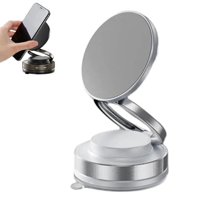 360 °   Support de téléphone magnétique sous vide réglable, ventouse pliable améliorée, support de téléphone pour tableau de bord de voiture, pare-brise, support de Smartphone