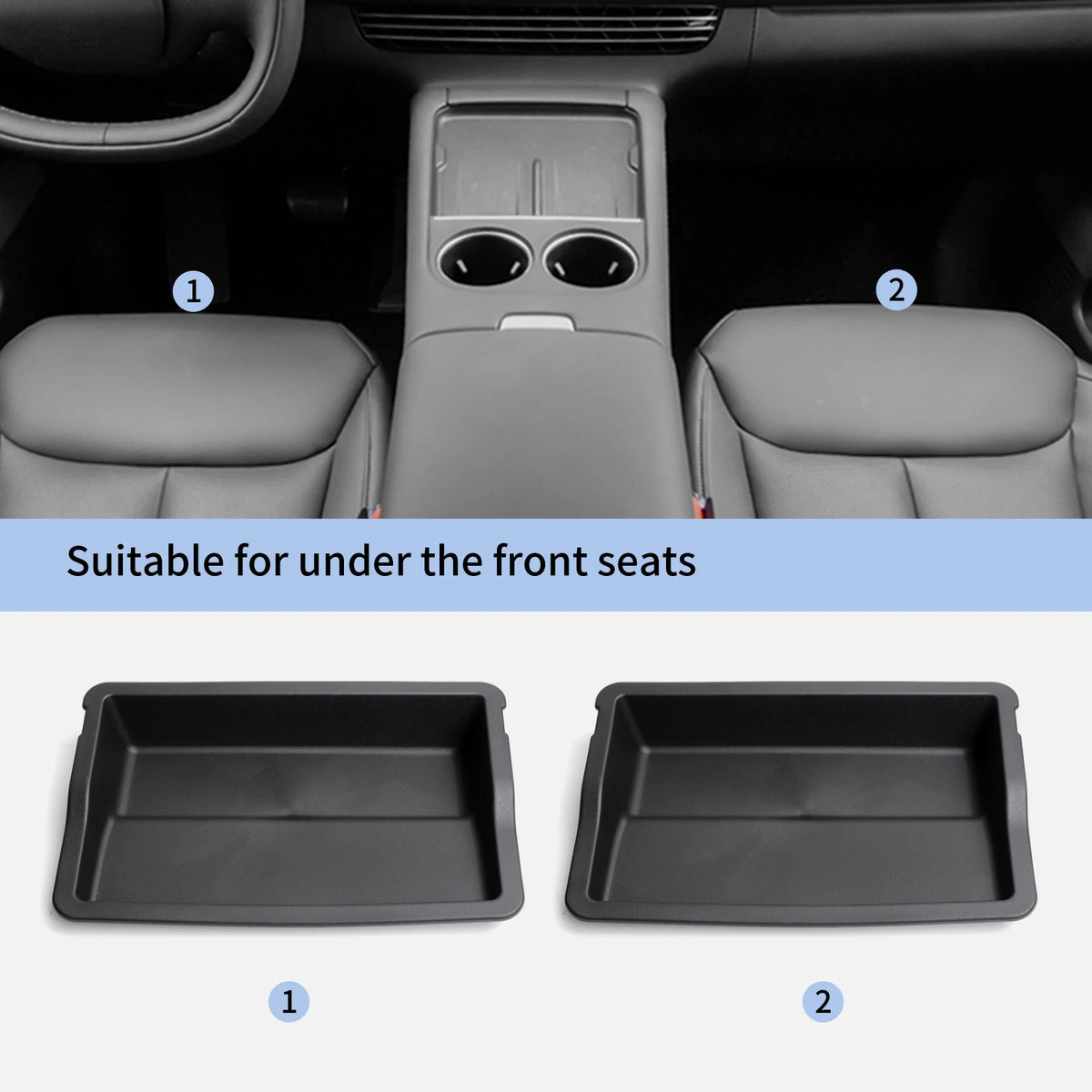 Boîte de rangement sous le siège pour Xpeng G6 2023 2024, accessoires de voiture, Type tiroir, organisateur de rangement, boîtier inférieur du siège avant