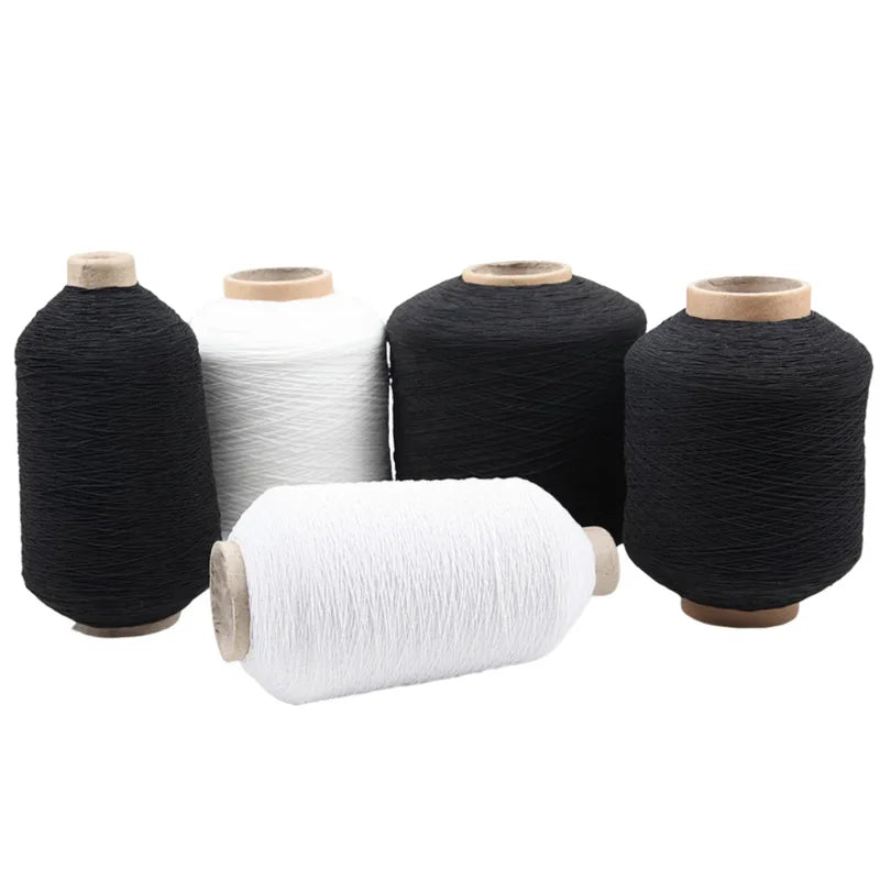 Fil élastique en élasthanne 420D, cordon élastique en Polyester Ultra-fin de 0.3mm pour froncement, smockage et couture très extensible