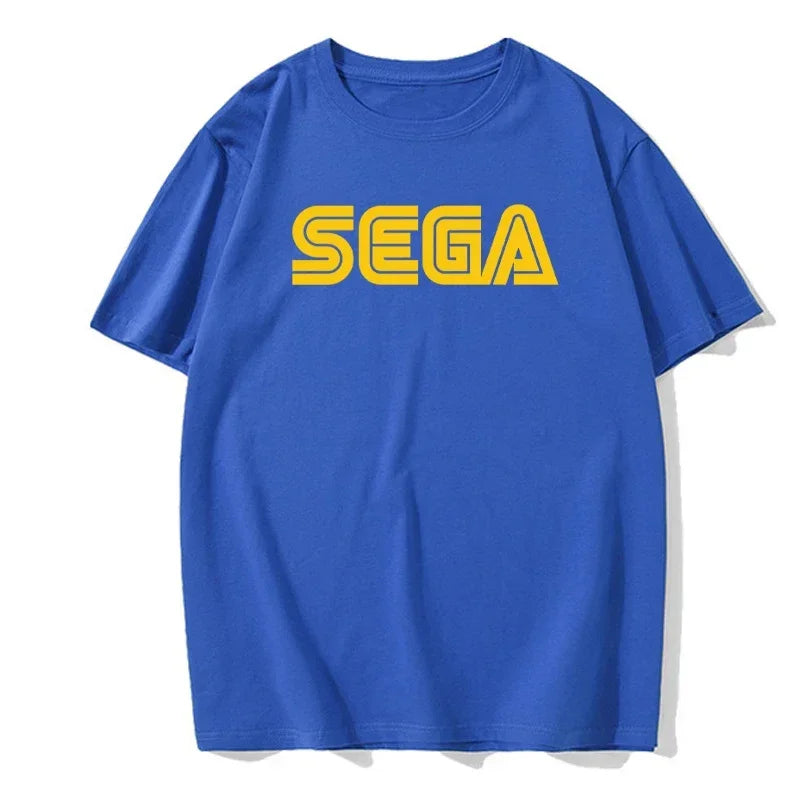 Nouveauté Sega Logo hommes t-shirts été décontracté à manches courtes mode Streetwear Harajuku t-shirt Style coréen Fans de jeu hommes t-shirts