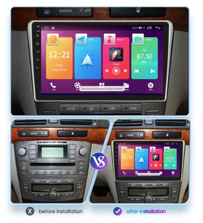 FYT 7862s 8 Core Carplay Android Auto autoradio pour Toyota Avensis T25 2002 2003 2004 2005 2006 2007 2008 Autoradio 4G DSP QLED