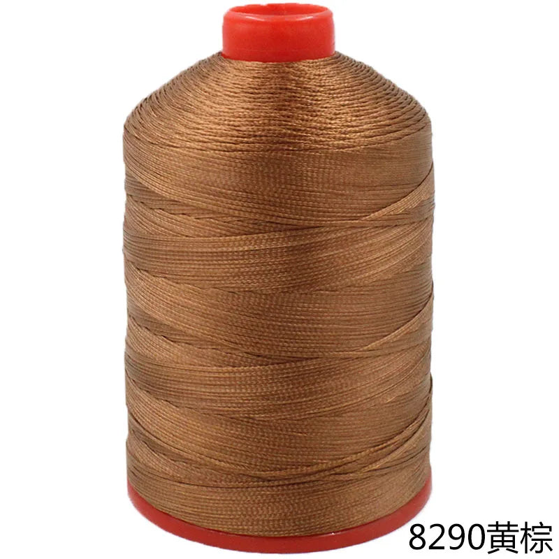 Fil de Cuir Polyester à 16 Brins, Creux, Crochet Fait à la Main, Bracelet Tissé, Pompon, 1mm, 210D