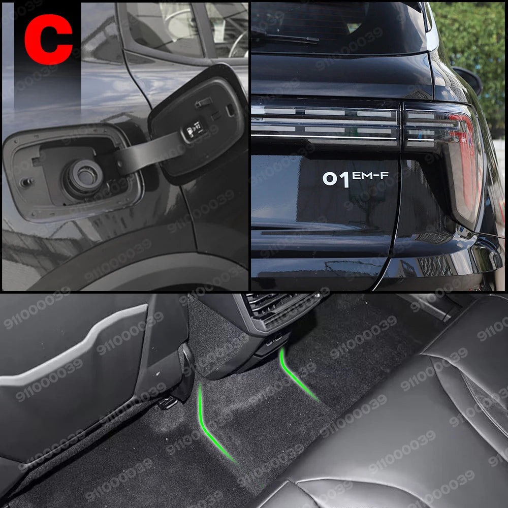 Pour Lynk & Co 01 EM-P/PHEV 2021-2024 2023 2022 Tapis de sol de voiture personnalisés Couverture de tapis automobile Accessoires intérieurs de protection