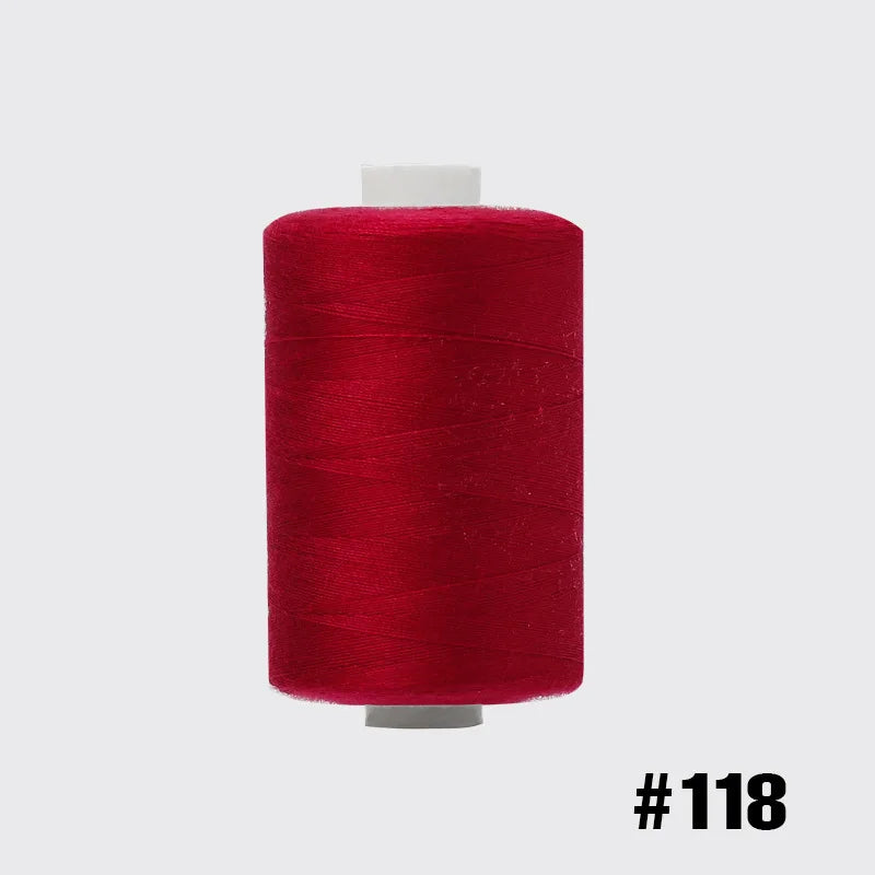 Bobine de fil à coudre 1000 polyester pour maison – broderie, point de croix, 402 yds
