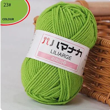 Fil de laine à tricoter en coton doux et doux pour bébé, fil de velours en fibres épaisses, fil de laine à tricoter à la main pour pull de bricolage