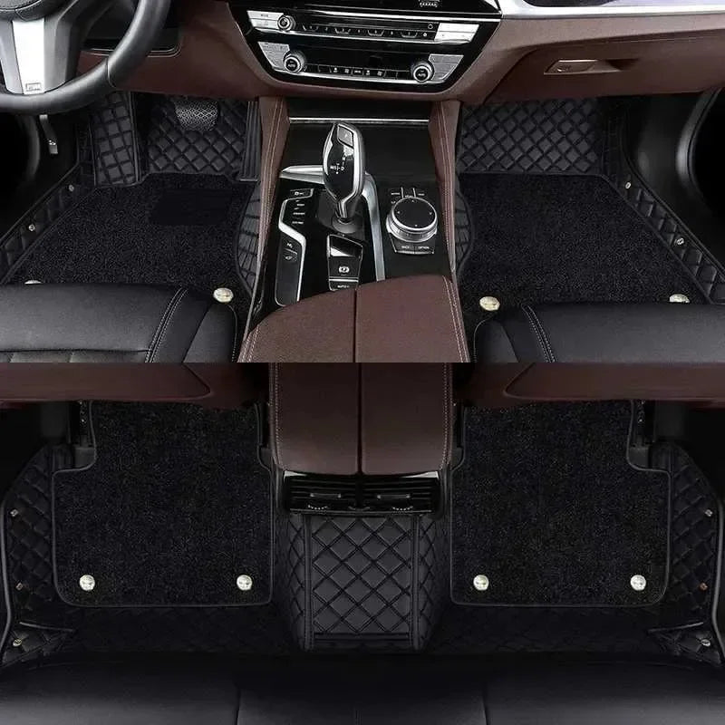 Tapis de sol de voiture 7D Double couche, pour Jetour X70 Plus, sept sièges 2021, coussinets de pied automobiles personnalisés, couverture de tapis Automobile, accessoires intérieurs