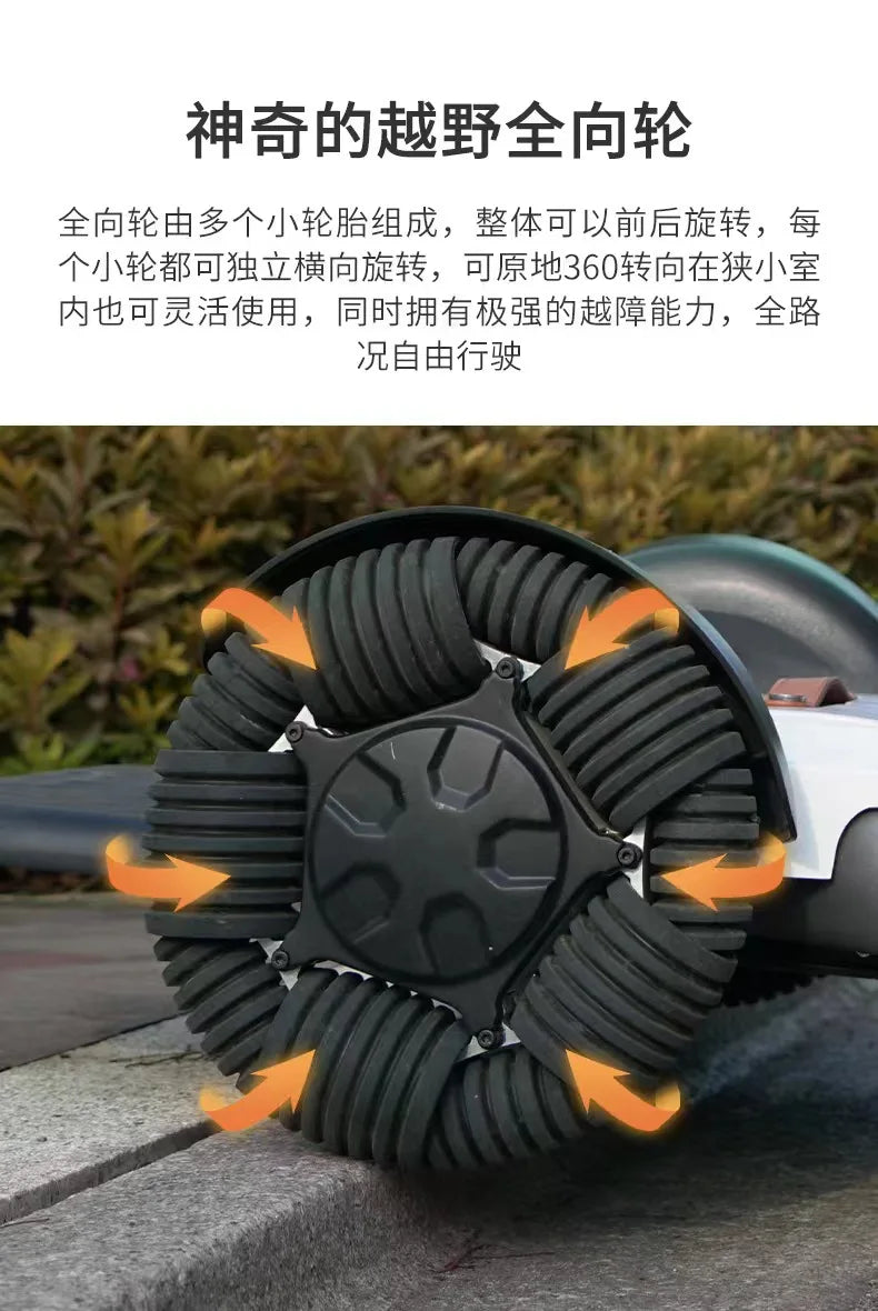 Fauteuil roulant électrique pliant automatique avec télécommande pour téléphone portable, scooter à quatre roues handicapé