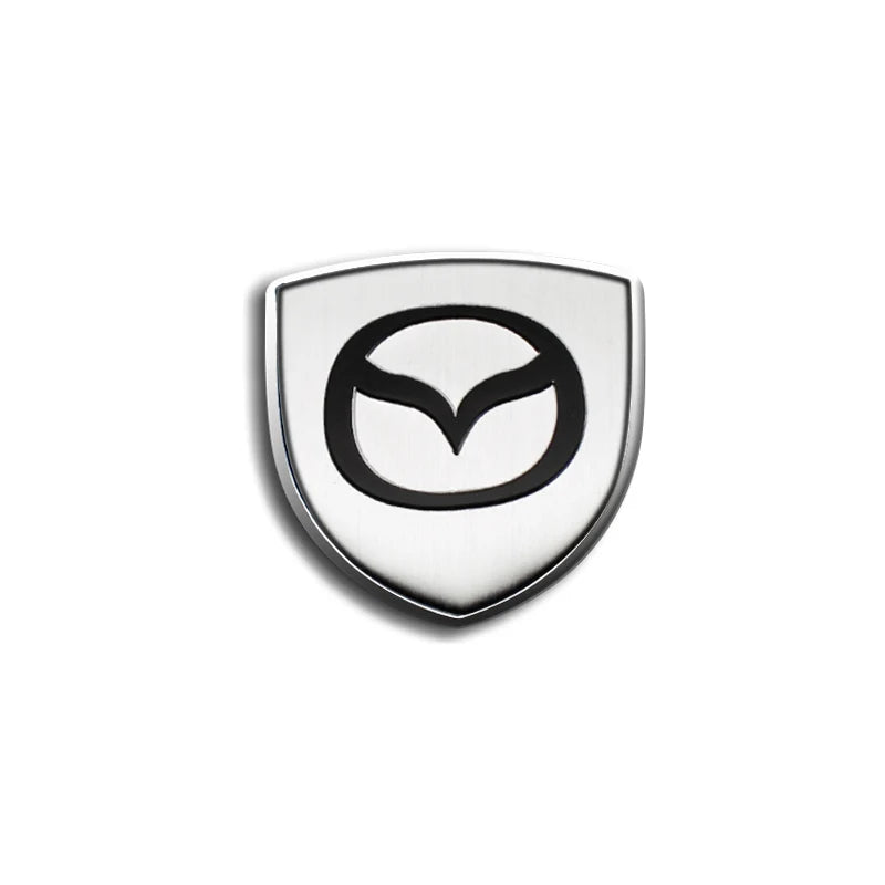 Autocollant de décoration de coffre de carrosserie de style voiture, emblème en métal 3D, Mazda CX5, MX, CX30, Angksela, Atez, MPE, CX3, 2017, Atenza 4, 1 ensemble, 2 ensembles