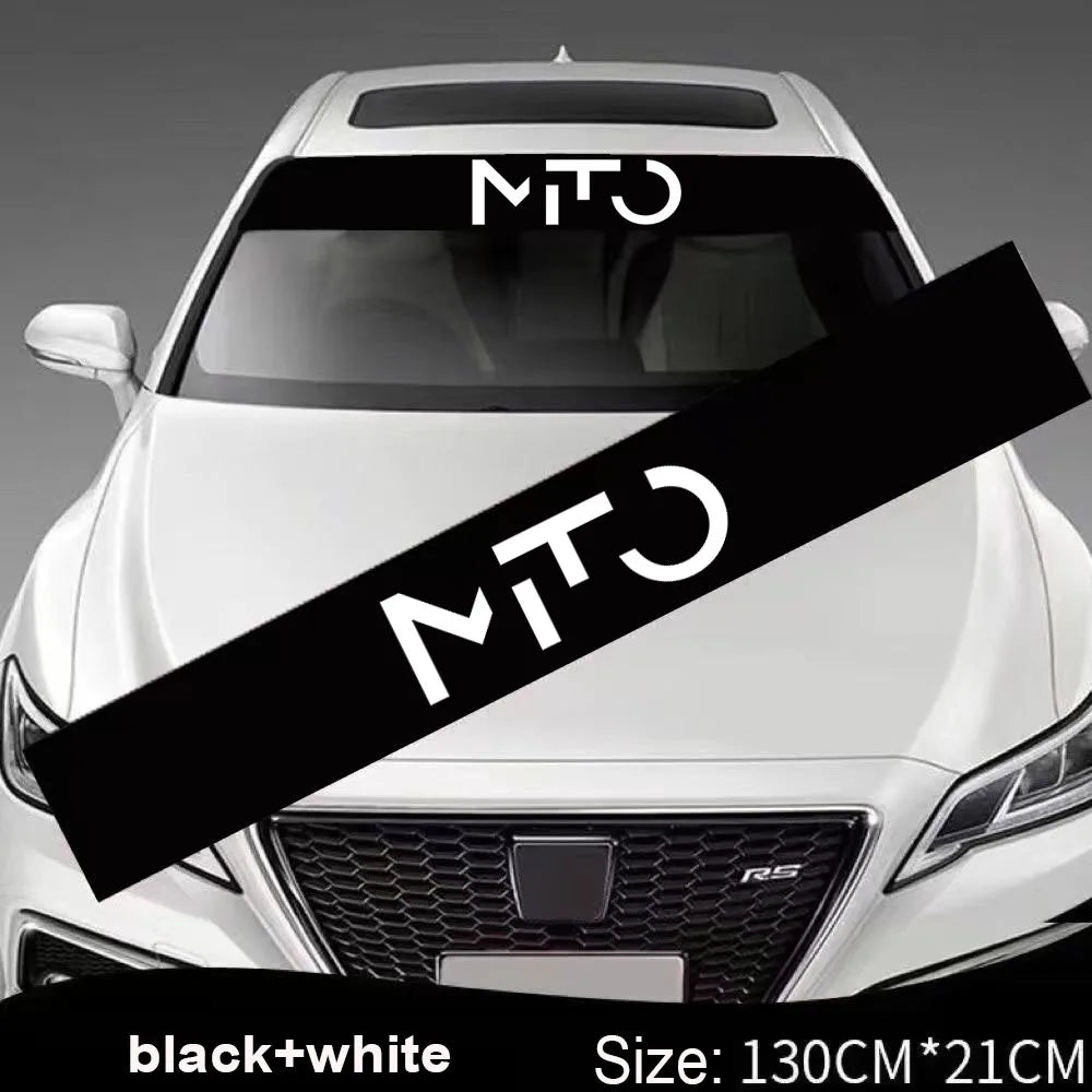 Autocollant de fenêtre de pare-brise de voiture, 1 pièce, pour Alfa Romeo Mito