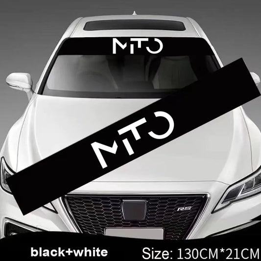 Autocollant de fenêtre de pare-brise de voiture, 1 pièce, pour Alfa Romeo Mito