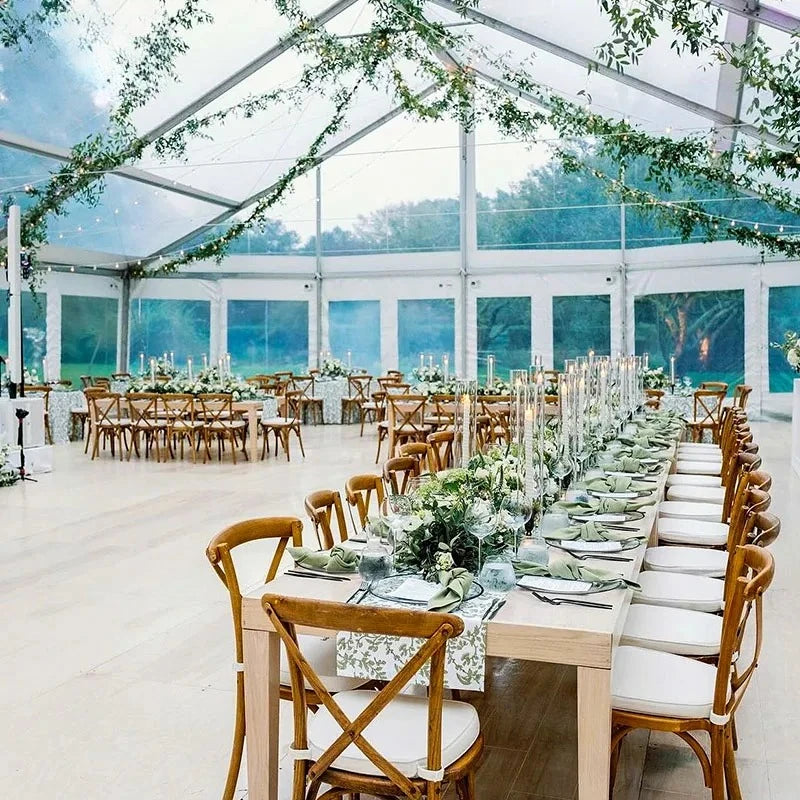Tente de mariage d'événement robuste extérieure de luxe pour 100 150 200 300 500 1000 personnes grande tente