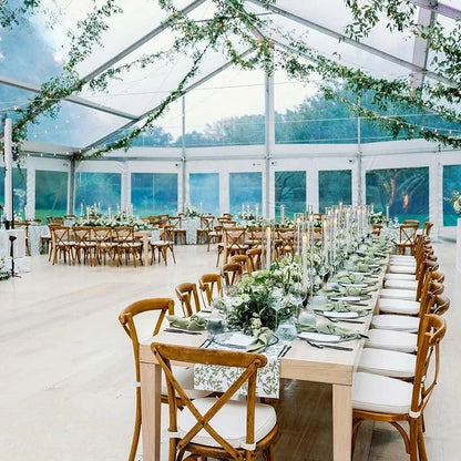 Tente de mariage d'événement robuste extérieure de luxe pour 100 150 200 300 500 1000 personnes grande tente
