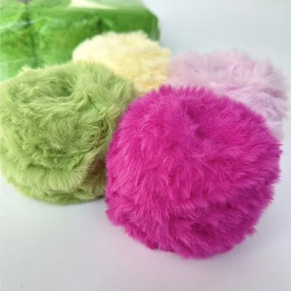 Fil de fourrure Super doux, 1 œuf de 100 grammes, fil de fausse fourrure épais et moelleux pour cils, accessoires et couvertures pour écharpe tricotée au Crochet
