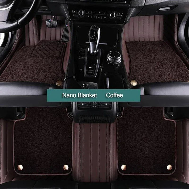 Tapis de sol de voiture à couverture complète 3D personnalisé à double couche pour accessoires intérieurs Renault Koleos