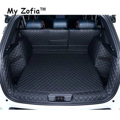 Pour BYD Seal U Sealion 6 2023 2024 2025 boîte de rangement arrière de voiture en cuir tapis de coffre tapis de protection inférieur étanche décor de voiture