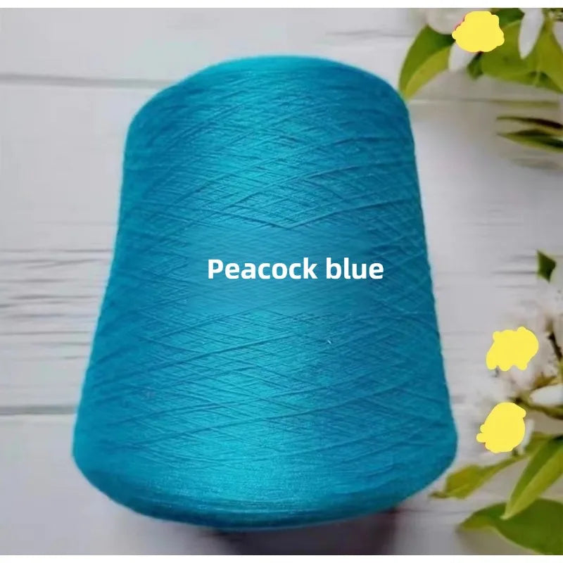 Fil de coton mercerisé 100% fin, 500g, pour tricoter à la main, vêtements au Crochet, sac à chaussettes, bricolage, fil pour bébé de haute qualité, doux pour la peau