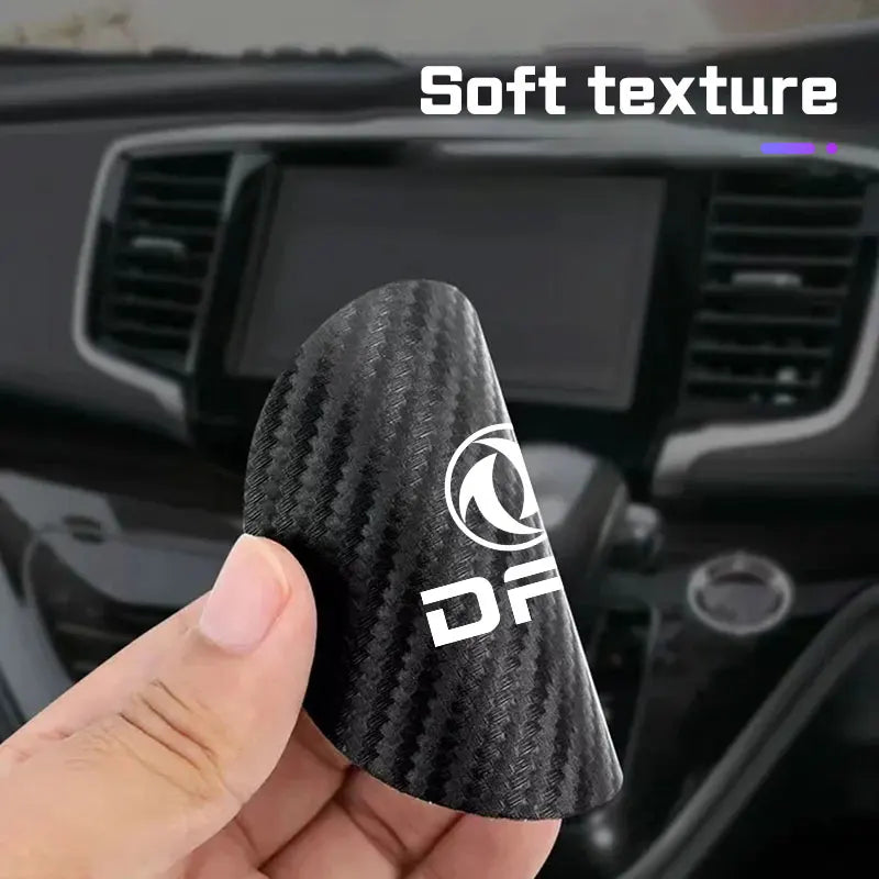 Tapis de dessous de verre de voiture en Fiber de carbone, pour Dongfeng DFM Aeolus ax3 k01 Ax5 580 h30 c31 ax7 AX4, support de verre d'eau, accessoires antidérapants