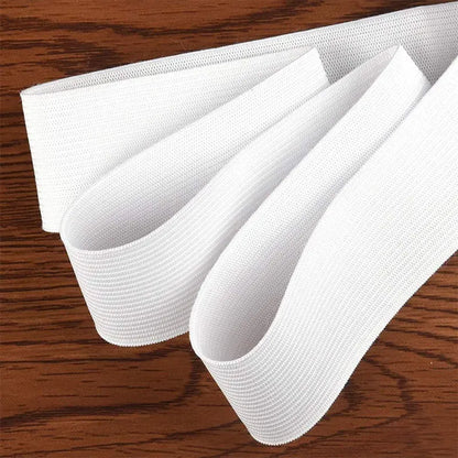 Bande élastique de couture de 1/5 mètres, bobine de cordon élastique en tricot à haute élasticité, 10/15/20/25/30/35/40/45/50/60mm de large pour la couture