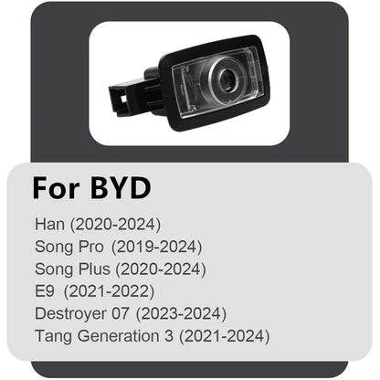 Projecteur Laser LED pour porte de voiture, 2 pièces, lampes d'ambiance fantôme de bienvenue, accessoires pour BYD EV Han DM Song PLUS Qin PRO Seal EA1 ATTO3