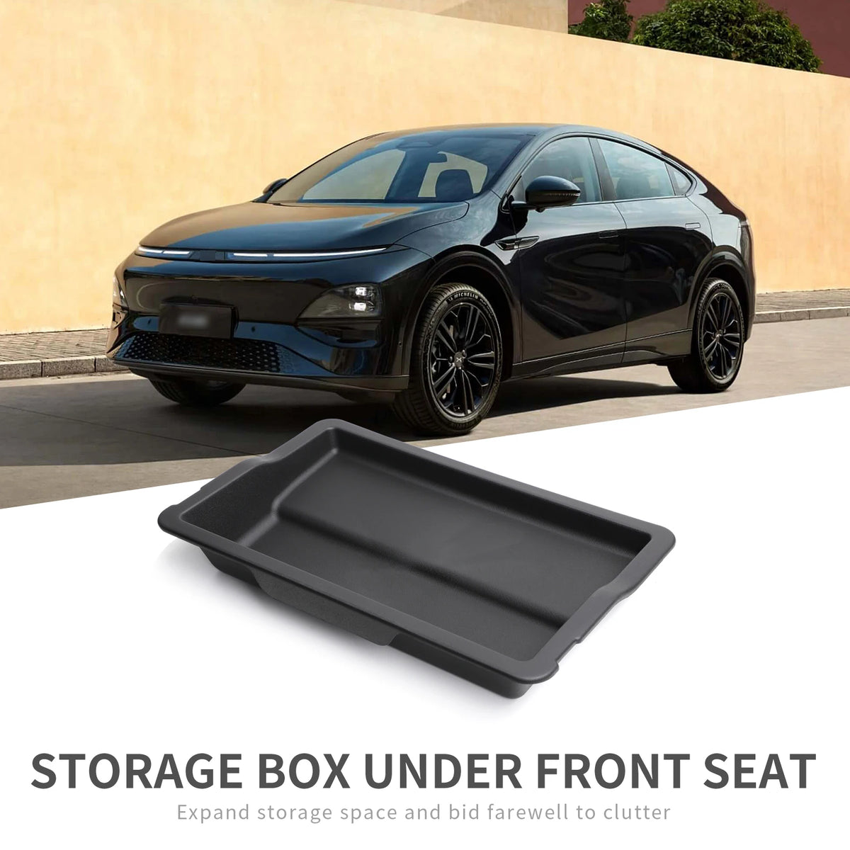 Boîte de rangement sous le siège pour Xpeng G6 2023 2024, accessoires de voiture, Type tiroir, organisateur de rangement, boîtier inférieur du siège avant
