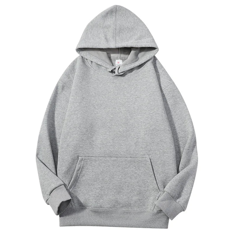 Sweat-shirt à capuche pour hommes, personnalisé avec votre Logo de marque, en coton lourd de haute qualité, pour bricolage, vêtements d'équipe, automne et hiver