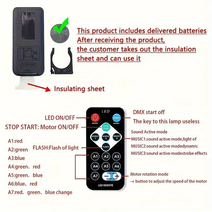 Projecteur LED Galaxie Étoilée Lumière RGB Télécommande Intelligente Lampe Aurore Étoile KTV USB pour Décoration Maison Chambre Camping Mariage