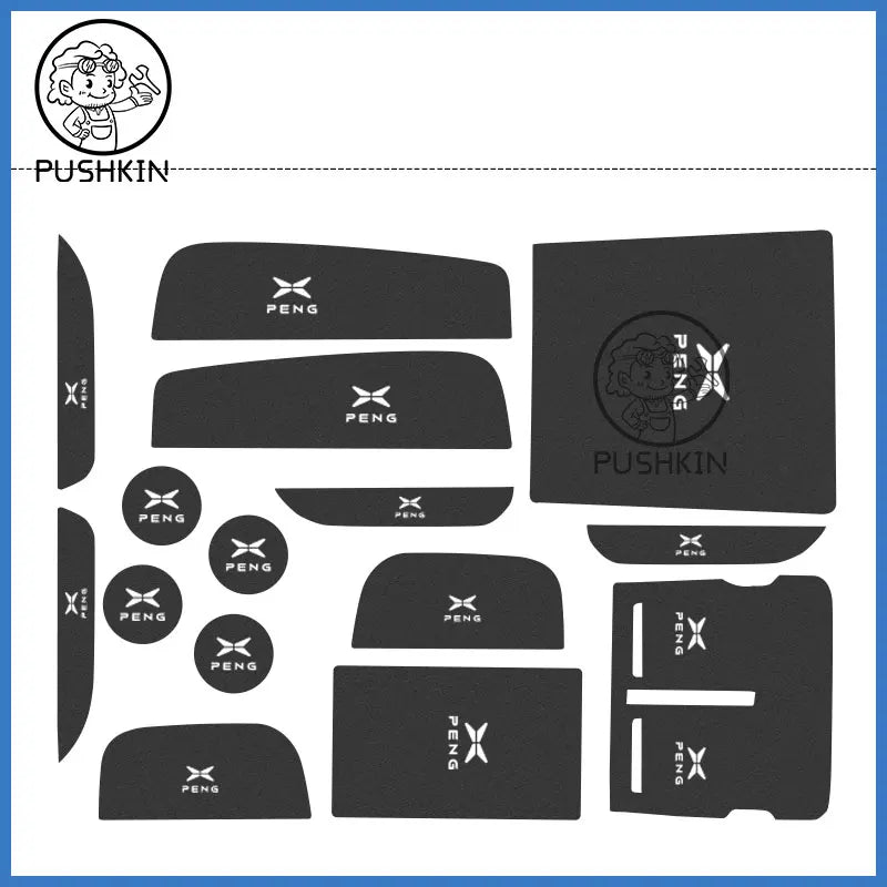 Coussinet de Protection de charge sans fil adapté pour Xpeng G6, coussin de tasse de contrôle Central, accessoires de Protection en Silicone