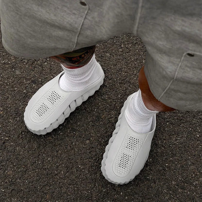 Pantoufles d'été à la mode pour hommes, chaussures d'extérieur légères antidérapantes à tige basse, chaussures décontractées résistantes à l'eau pour hommes