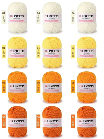 12 pièces 300g fil de lait fait à la main grossier bricolage tissage boule de fil pour pull chapeau écharpe et autres vêtements doux Crochet fil à tricoter