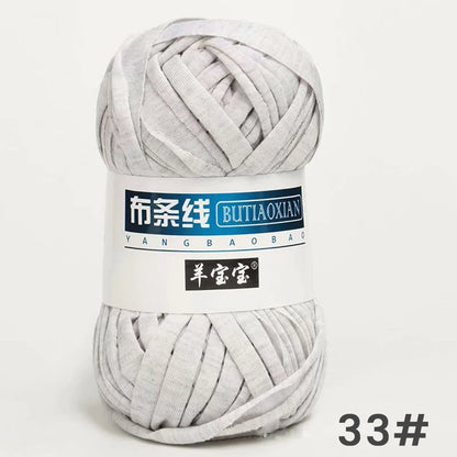 Fil épais de 100g, tissu coloré Super doux, bande de fil pour tricoter à la main, sac tissé, panier de tapis, matériel tricoté à la main, bricolage