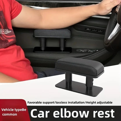 Coussinet d'accoudoir de voiture, Support de coude gauche, rehausseur général en cuir, boîte d'accoudoir Central, accoudoir réglable