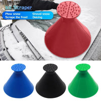 Entonnoir pour gratter la glace, outil de nettoyage des vitres de voiture, pare-brise, neige, pelle, brosse de nettoyage, outil de nettoyage des vitres de la maison
