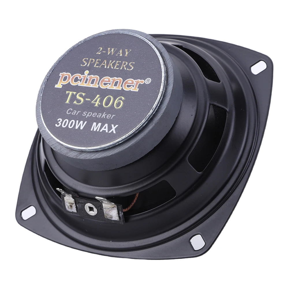 Nouveau 4/5/6 pouces haut-parleurs de voiture 12V 2 voies pleine fréquence voiture HiFi haut-parleur Coaxial 4 Ohms 300/400/500W Audio musique stéréo caisson de basses