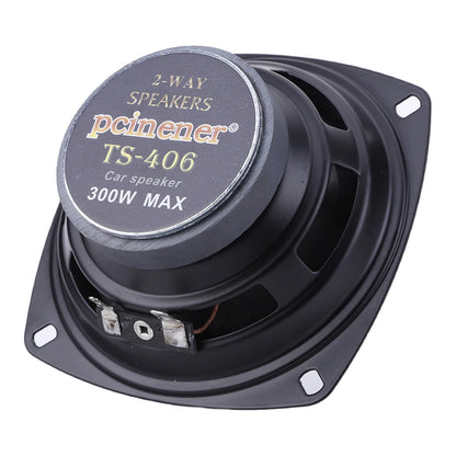 Nouveau 4/5/6 pouces haut-parleurs de voiture 12V 2 voies pleine fréquence voiture HiFi haut-parleur Coaxial 4 Ohms 300/400/500W Audio musique stéréo caisson de basses