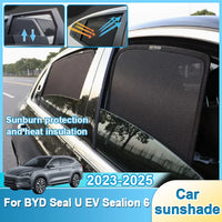 Pare-soleil en maille pour BYD Seal U EV Sealion 6 2023 2024 2025, isolation thermique, Protection solaire, Anti UV, accessoires automobiles