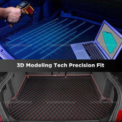 Couverture de tapis de revêtement de cargaison de polymères de coffre de voiture 3D, accessoires intérieurs, BYD, Yuan Pro, 2021, 2022, 2023