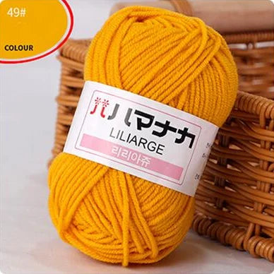 Fil de laine à tricoter en coton doux et doux pour bébé, fil de velours en fibres épaisses, fil de laine à tricoter à la main pour pull de bricolage