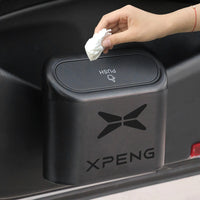 Couvercle rabattable multifonctionnel pour voiture Xpeng G9 G6 G3 P7 P5 X9, poubelle, décoration intérieure de voiture, accessoires de Modification ABS